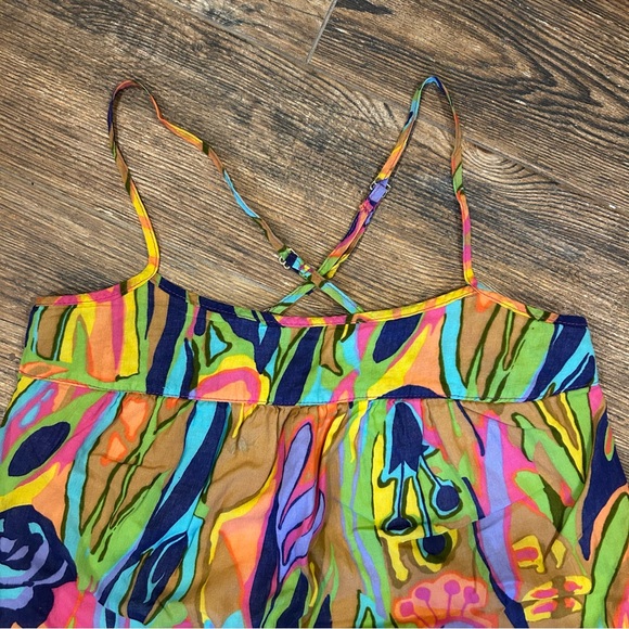 Tori Richard Honolulu Bright Floral Sundress Size U (Fits S/M) - Picture 2 of 7